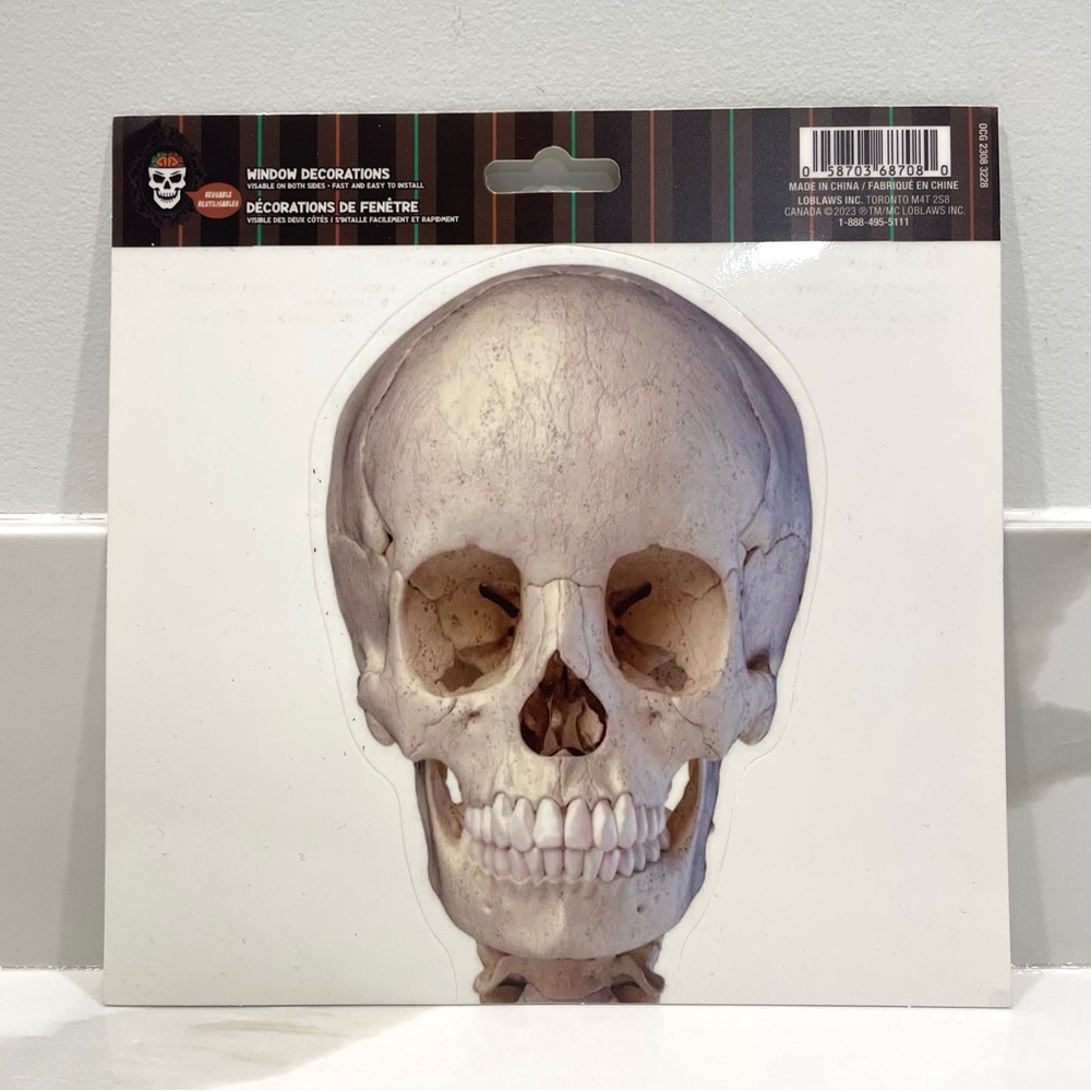 🩵FREE W/ PURCHASE🩵 NEW Set of 2 Scary Halloween Window Decorations